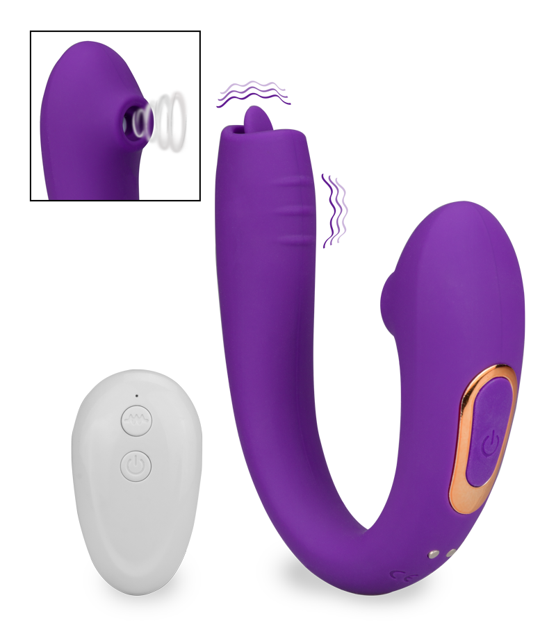 Vibromasseur de couple et stimulateur sans contact Ades