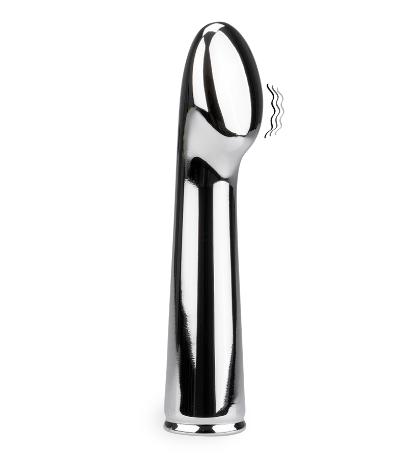 Vibromasseur en métal 9 modes Mirror