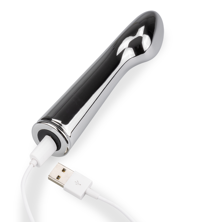 Vibromasseur en métal 9 modes Mirror