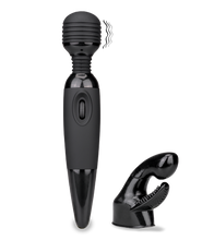 Charger l'image dans la galerie, Vibromasseur Fantasy Wand black 2 embouts