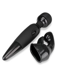 Charger l'image dans la galerie, Vibromasseur Fantasy Wand black 2 embouts