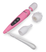 Charger l'image dans la galerie, Vibromasseur Power Fantasy Wand 3 embouts