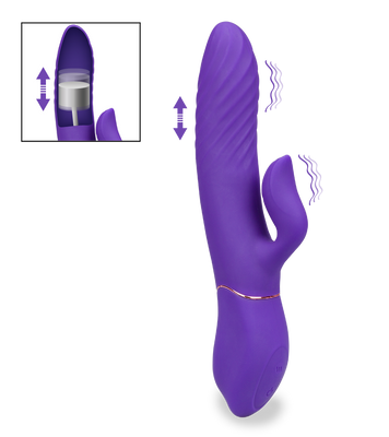 Vibromasseur rabbit à pulsations Impact