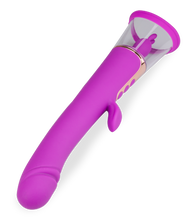 Charger l'image dans la galerie, Vibromasseur rabbit avec pompe à vagin Fine