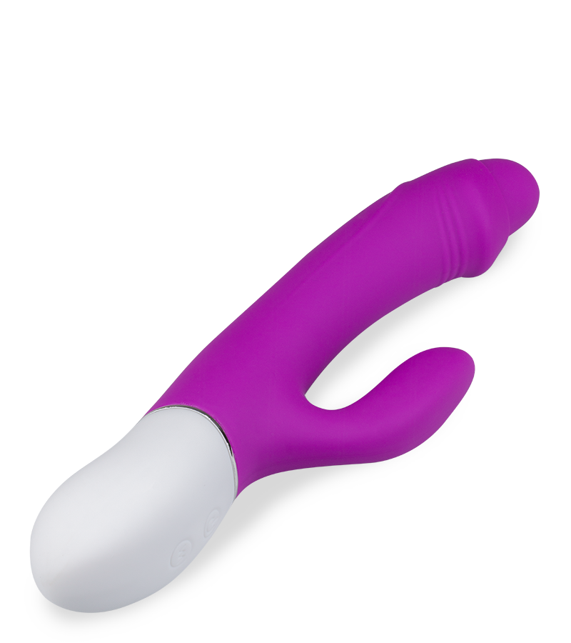 Vibromasseur rabbit avec prépuce Connie