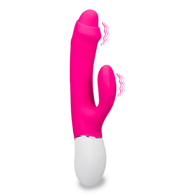 Vibromasseur rabbit avec prépuce Connie