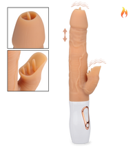 Charger l'image dans la galerie, Vibromasseur rabbit chauffant 7 modes Satisfaction