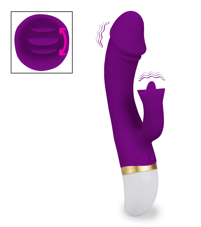 Vibromasseur rabbit Flapa
