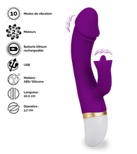 Charger l'image dans la galerie, Vibromasseur rabbit Flapa