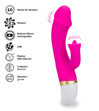 Charger l'image dans la galerie, Vibromasseur rabbit Flapa