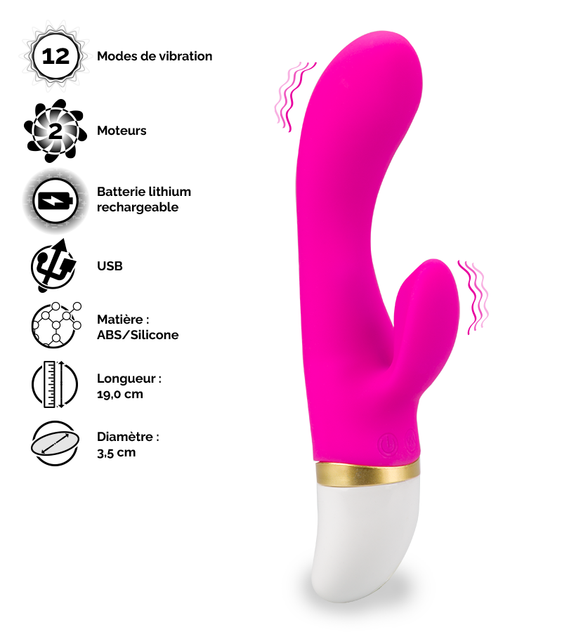 Vibromasseur rabbit Lovely