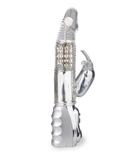 Charger l'image dans la galerie, Vibromasseur rabbit rotatif Silver Pleasure