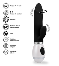 Charger l'image dans la galerie, Vibromasseur rabbit rotatif Viva