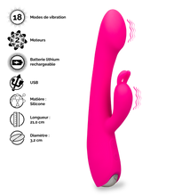 Charger l'image dans la galerie, Vibromasseur rabbit spécial point G Dulce