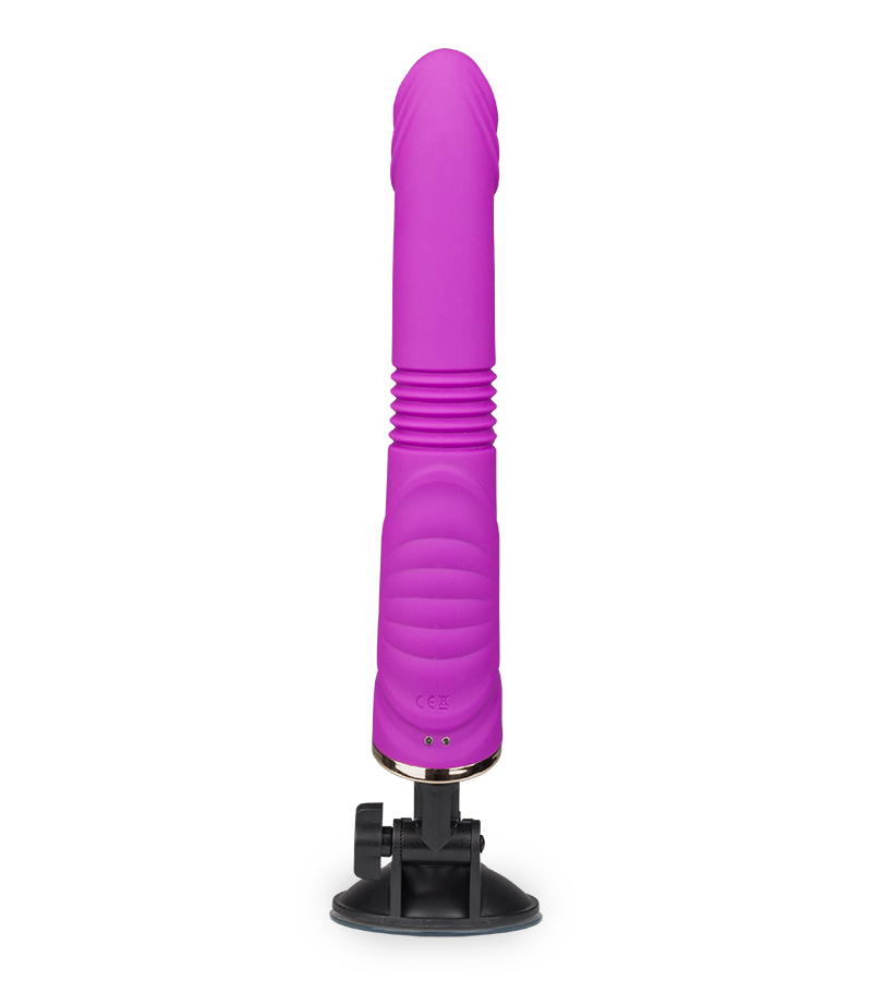 Vibromasseur rabbit va-et-vient avec ventouse Flip