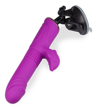 Charger l'image dans la galerie, Vibromasseur rabbit va-et-vient avec ventouse Flip