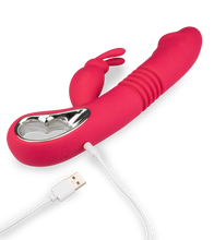 Charger l'image dans la galerie, Vibromasseur rabbit va-et-vient chauffant Dreamer