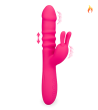 Charger l'image dans la galerie, Vibromasseur rabbit va-et-vient et vibrations Love Zone