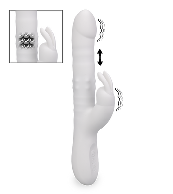 Vibromasseur rabbit va-et-vient Miracle