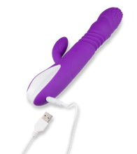 Charger l'image dans la galerie, Vibromasseur rabbit va-et-vient rotatif et chauffant Hermann