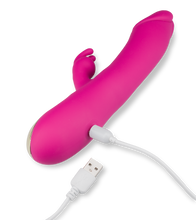 Charger l'image dans la galerie, Vibromasseur rabbit vibrant et rotatif Leki