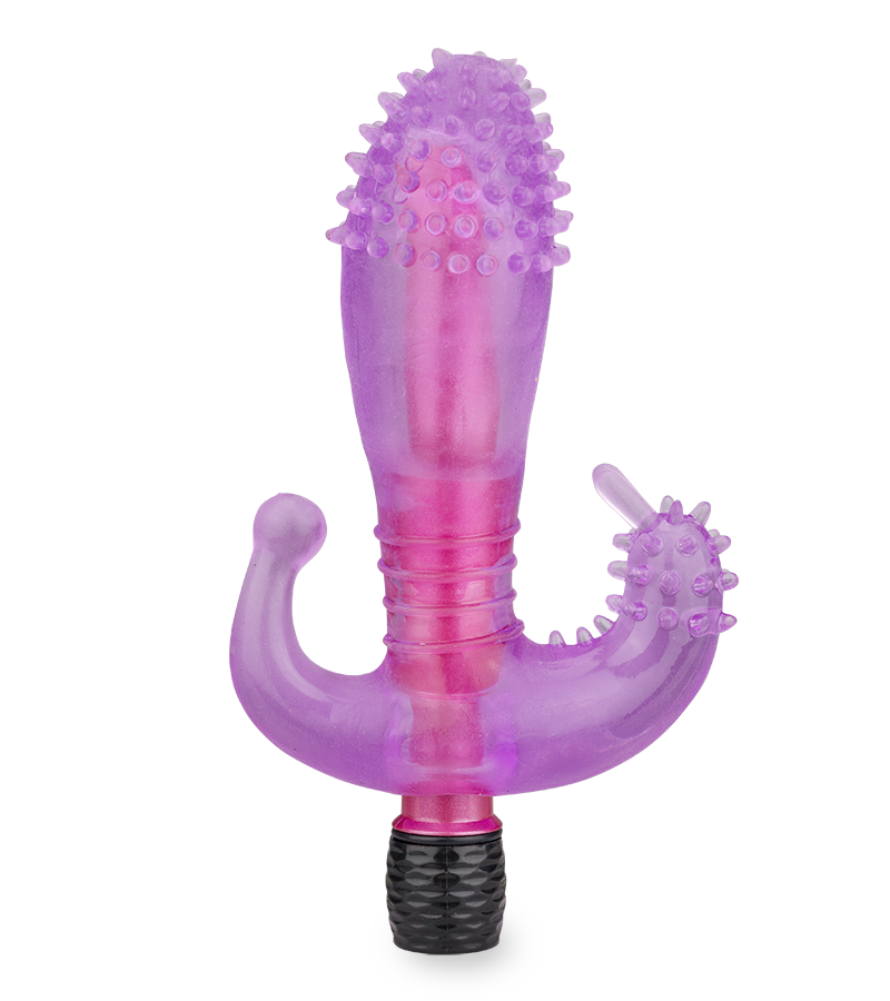 Vibromasseur triple plaisir
