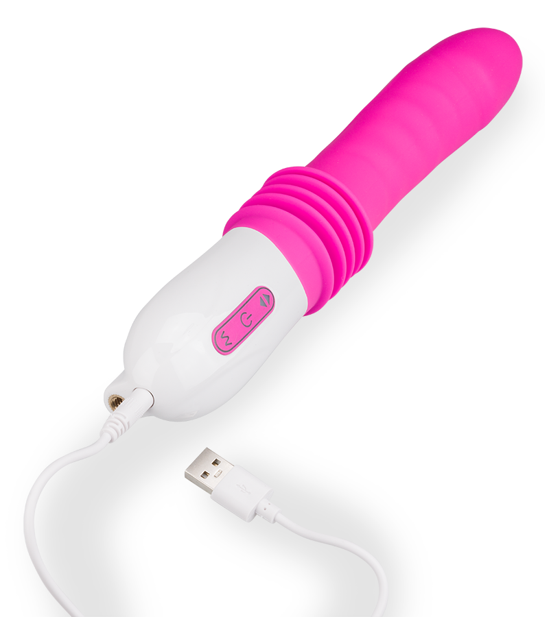 Vibromasseur va-et-vient à ventouse