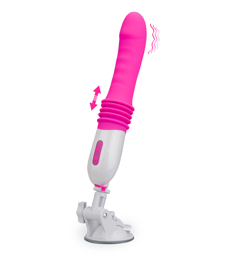 Vibromasseur va-et-vient à ventouse