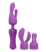 Charger l'image dans la galerie, Vibromasseur wand 10 vitesses 3 embouts