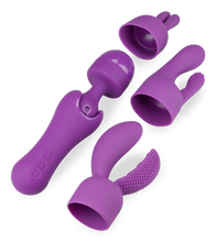 Charger l'image dans la galerie, Vibromasseur wand 10 vitesses 3 embouts