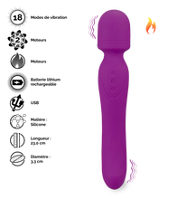 Charger l'image dans la galerie, Vibromasseur wand 2-en-1 Heaven